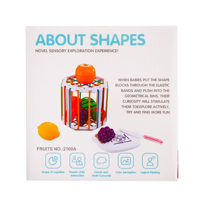 Развивающий сортер «Фрукты и Овощи», МИКС Развивающий сортер «Фрукты и Овощи», МИКС