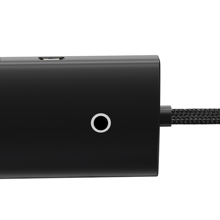 Адаптер-разветвитель (HUB) Baseus, Type-C - 4хUSB 3.0, 0.25 см, чёрный Адаптер-разветвитель (HUB) Baseus, Type-C - 4хUSB 3.0, 0.25 см, чёрный