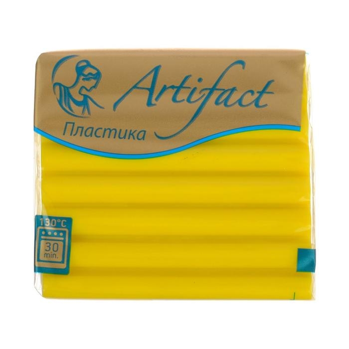 Пластика - полимерная глина, 56 г, "Цветочная коллекция", спелый банан