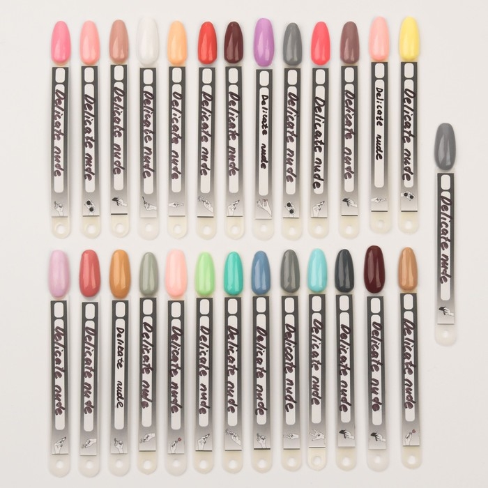 Гель лак для ногтей &laquo;DELICATE NUDE&raquo;, 3-х фазный, 8 мл, LED/UV, цвет коричневый - розовый (55)