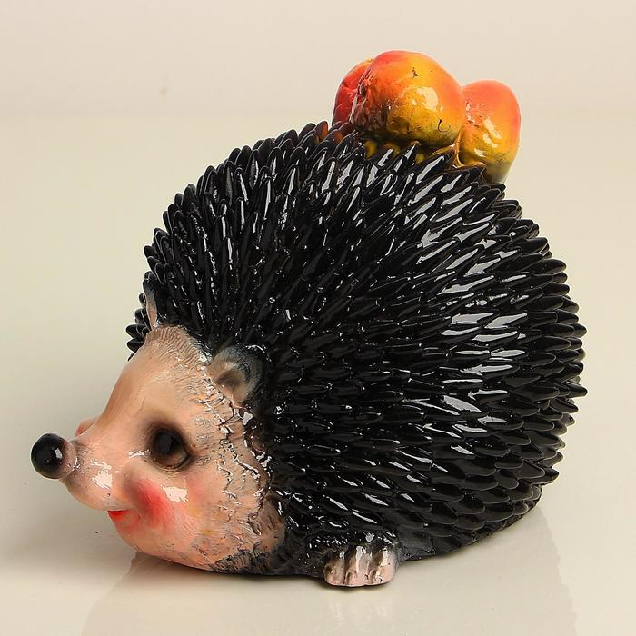 Садовая фигура  Садовая фигура "Еж с яблоками" 20х15см