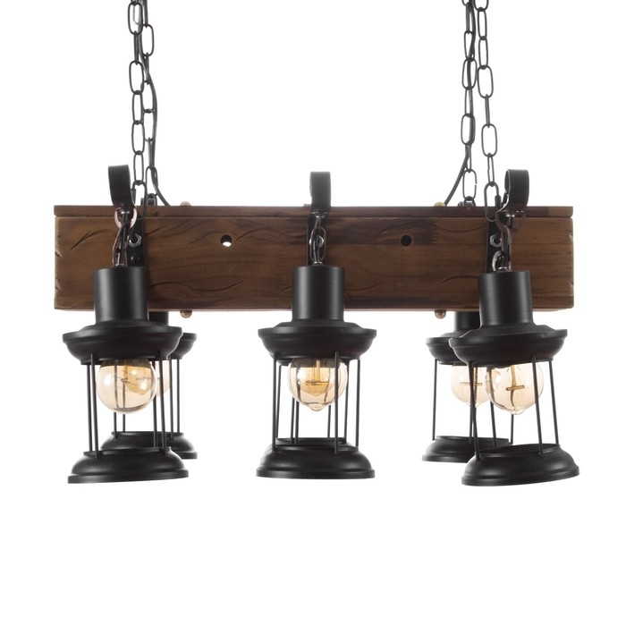 Люстра Люстра "Willow" 6хЕ27 40Вт черный 55х100 см