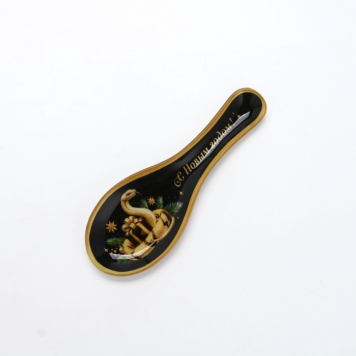 Подарочный набор новогодний Дорого внимание «С Новым годом»: подставка под ложку, лопатка Подарочный набор новогодний Дорого внимание «С Новым годом»: подставка под ложку, лопатка