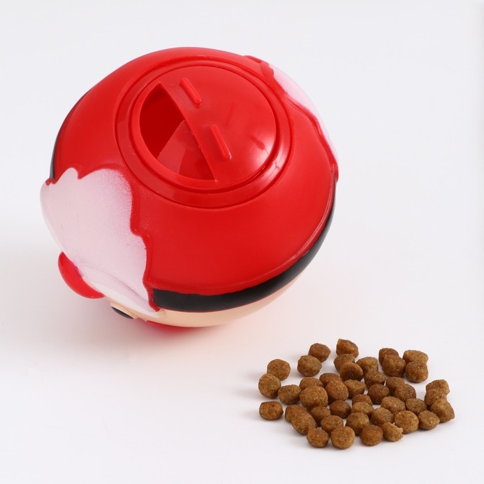 Игрушка-шар под лакомства  Игрушка-шар под лакомства "Дед Мороз", 8 см