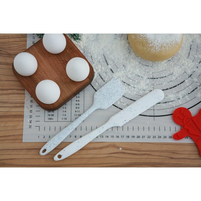 Лопатка Доляна «Гранит», 21 см, цвет белый Лопатка Доляна «Гранит», 21 см, цвет белый