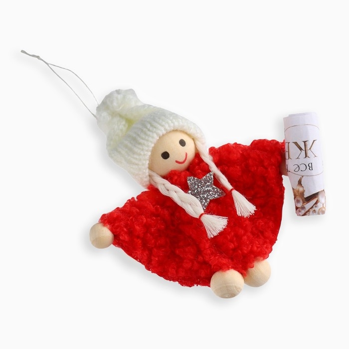 Ёлочная игрушка новогодняя «Желания сбудутся», на Новый год, 7 х 6 х 3 см Ёлочная игрушка новогодняя «Желания сбудутся», на Новый год, 7 х 6 х 3 см