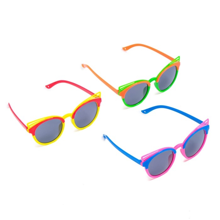 Очки солнцезащитные детские OneSun, 13.5 х 13 х 5 см, микс Очки солнцезащитные детские OneSun, 13.5 х 13 х 5 см, микс