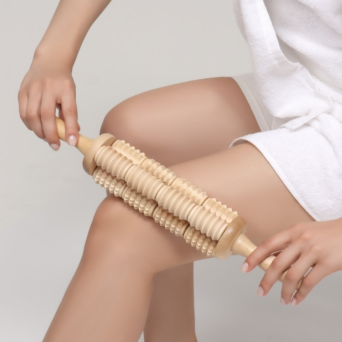 Массажёр для спины «Кукуруза», d = 6,5 × 42 см, деревянный Массажёр для спины «Кукуруза», d = 6,5 × 42 см, деревянный