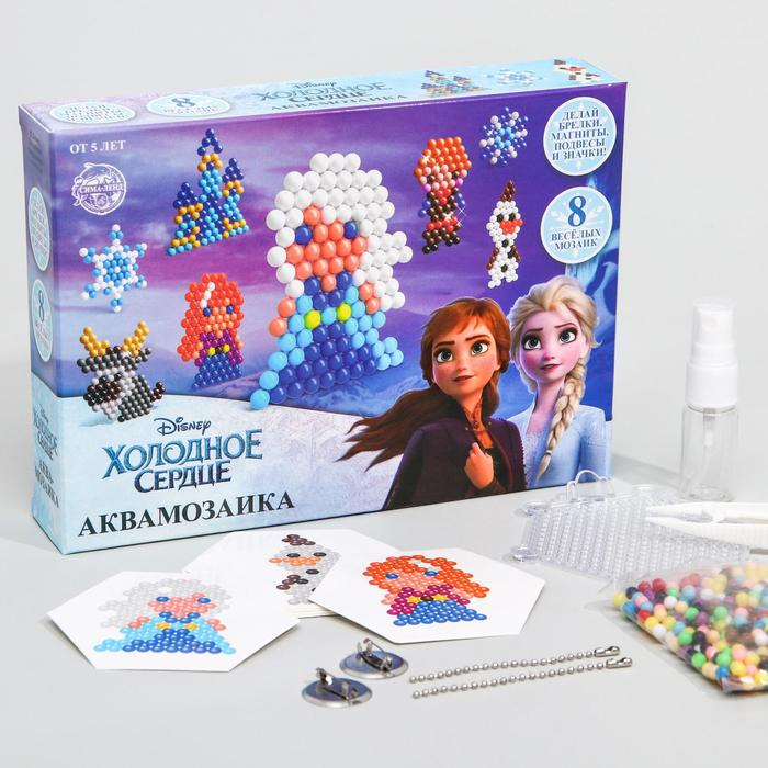 Аквамозаика «Frozen», Холодное сердце, 8 фигурок Аквамозаика «Frozen», Холодное сердце, 8 фигурок
