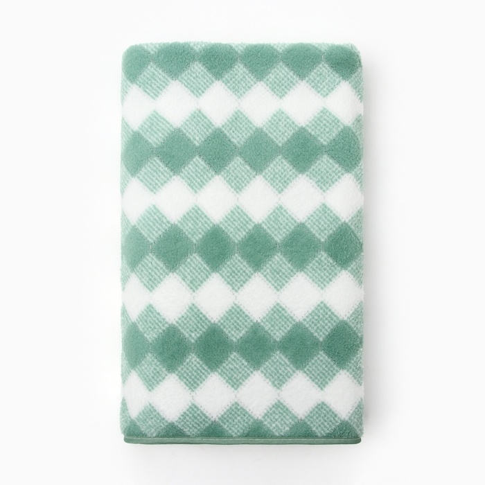 Полотенце банное Этель Полотенце банное Этель "Градиент", цв. зелёный, 70х140 см, 100% п/э, 240 г/м2