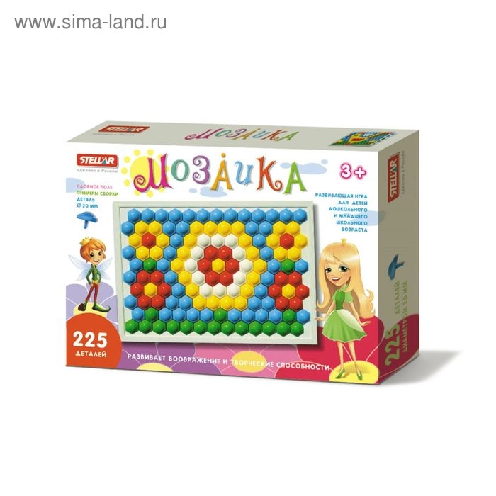 Мозаика, диаметр 20 мм, 225 шт Мозаика, диаметр 20 мм, 225 шт