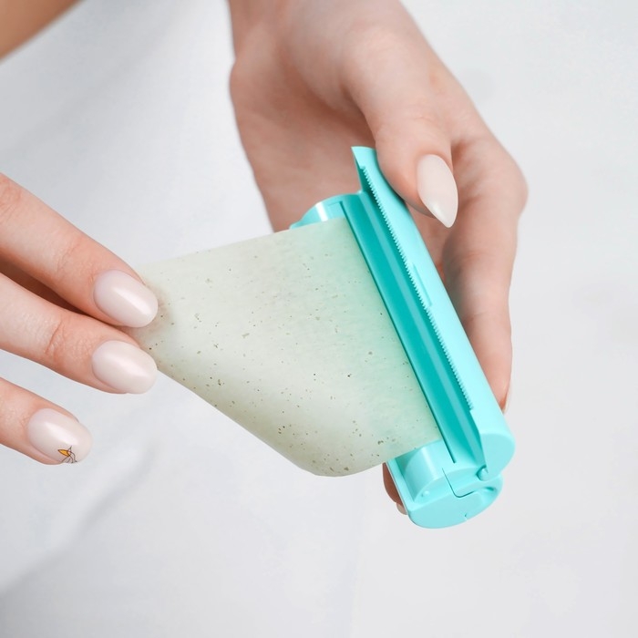 Салфетки матирующие, в рулоне, d = 2,4 × 9 см, 7 м, цвет зелёный Салфетки матирующие, в рулоне, d = 2,4 × 9 см, 7 м, цвет зелёный