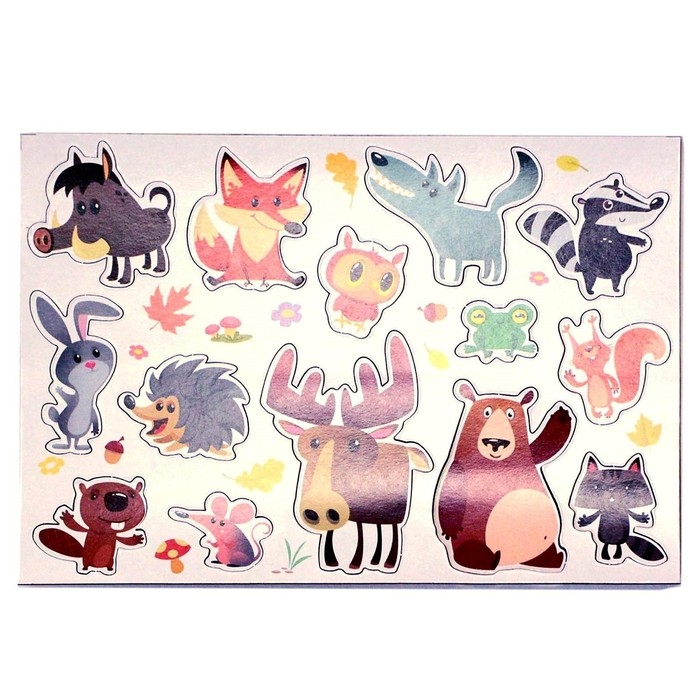 Настольная игра магнитная «Лесные жители» Настольная игра магнитная «Лесные жители»