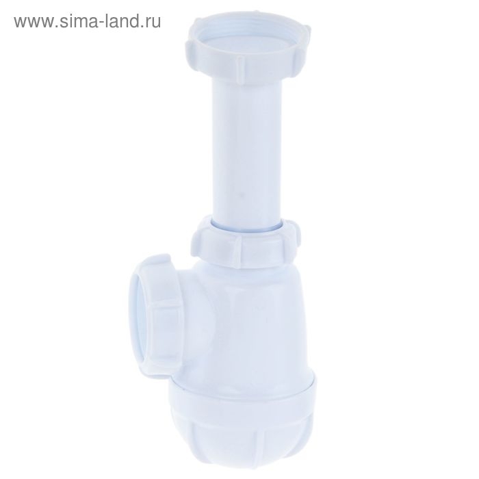 Сифон для мойки Aquant,  1 1/2 Сифон для мойки Aquant,  1 1/2" х 40 мм, без выпуска