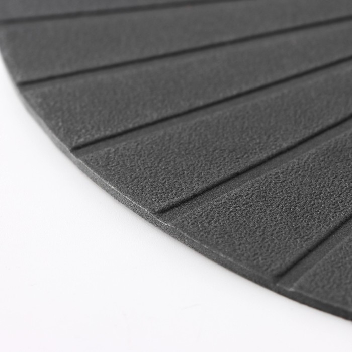 Салфетка сервировочная на стол «Ра», d=36 см, цвет серый Салфетка сервировочная на стол «Ра», d=36 см, цвет серый