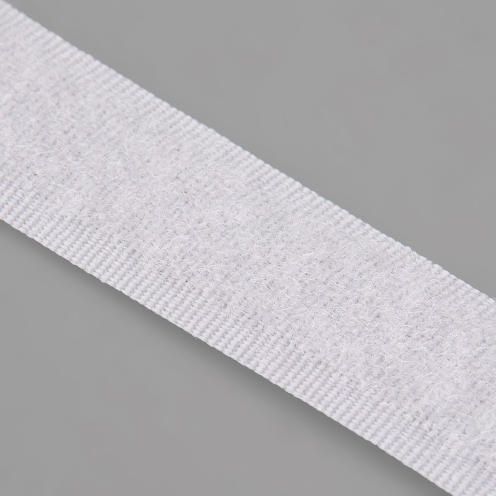 Липучка «Петля», 20 мм × 25 ± 1 м, цвет белый Липучка «Петля», 20 мм × 25 ± 1 м, цвет белый