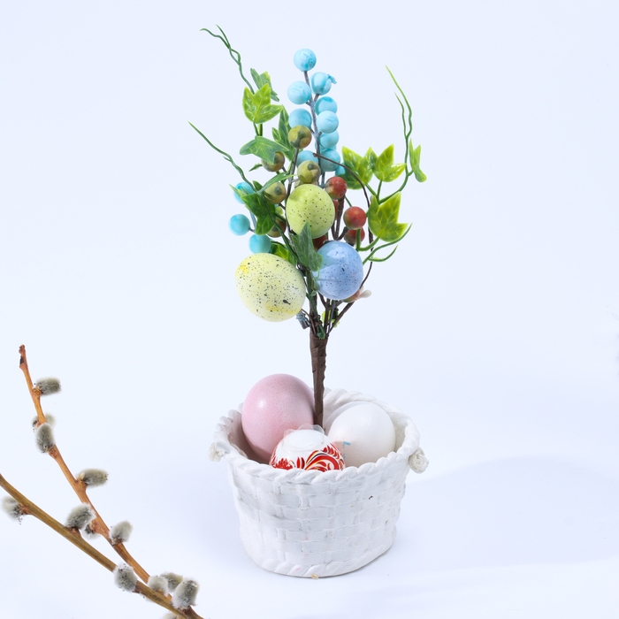 Пасхальный декор «Композиция из яиц» 7 × 14 × 30 см Пасхальный декор «Композиция из яиц» 7 × 14 × 30 см