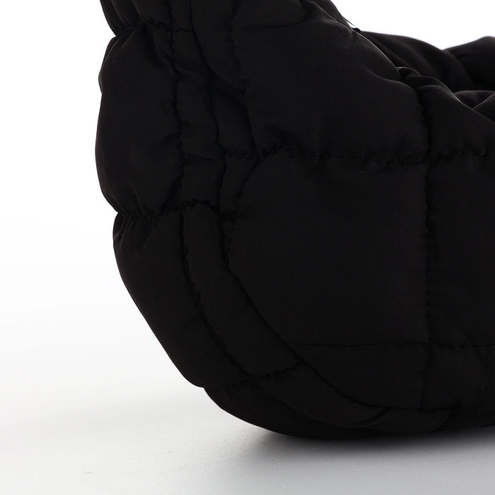 Сумка молодёжная на молнии, цвет чёрный