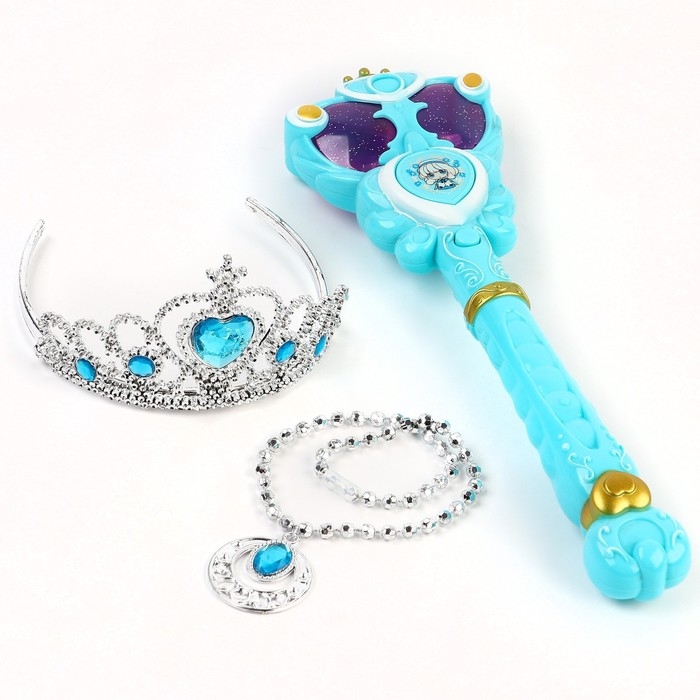 Игровой набор Disney «Холодное сердце», корона, подвеска, 12 мелодий, световые эффекты, цвет голубой Игровой набор Disney «Холодное сердце», корона, подвеска, 12 мелодий, световые эффекты, цвет голубой