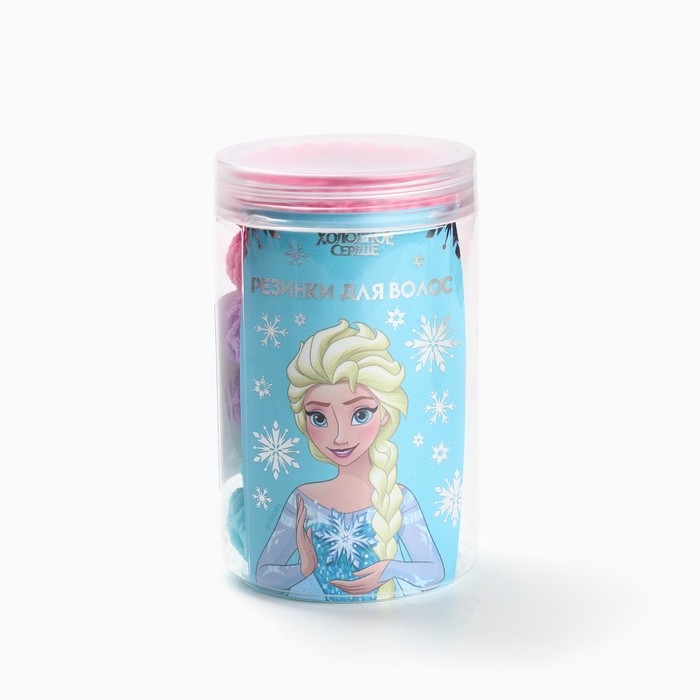Набор резинок для волос, 6 шт, 2.5 см, Холодное сердце Набор резинок для волос, 6 шт, 2.5 см, Холодное сердце