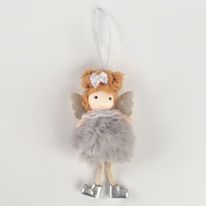 Новый год! Ёлочное украшение кукла «Фея», с бантиком