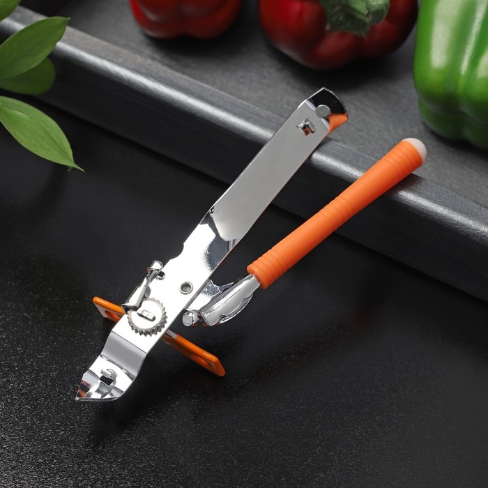 Нож консервный Доляна «Оригинал», 16 см, цвет оранжевый Нож консервный Доляна «Оригинал», 16 см, цвет оранжевый