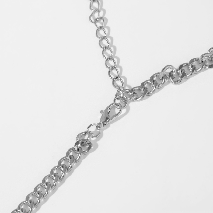 Колье «Цепь голден» дерзость, цвет серебро, 40см Колье «Цепь голден» дерзость, цвет серебро, 40см