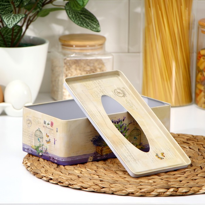 Подставка для салфеток «Лаванда», 21,5×12×7,2 см Подставка для салфеток «Лаванда», 21,5×12×7,2 см