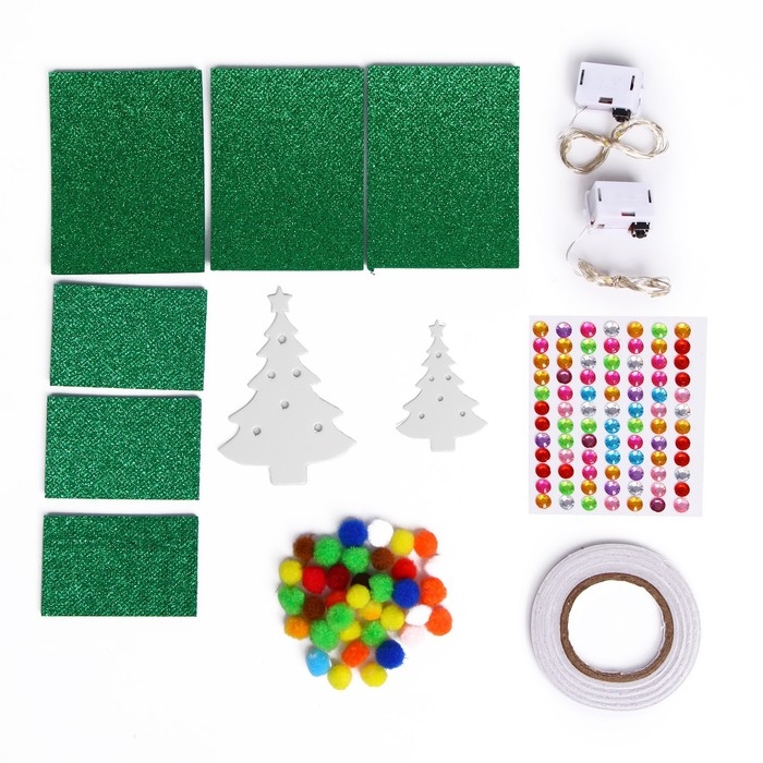 Набор для творчества «Новогодняя гирлянда, ёлочки» Набор для творчества «Новогодняя гирлянда, ёлочки»