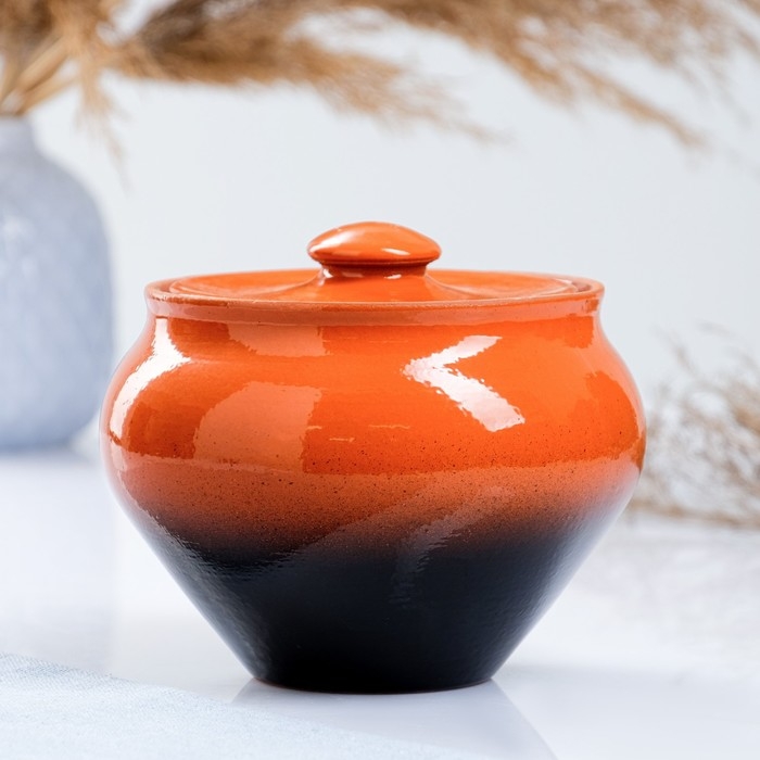 Горшок для жаркого  Горшок для жаркого "Классика" с светлой крышкой, 0,9л