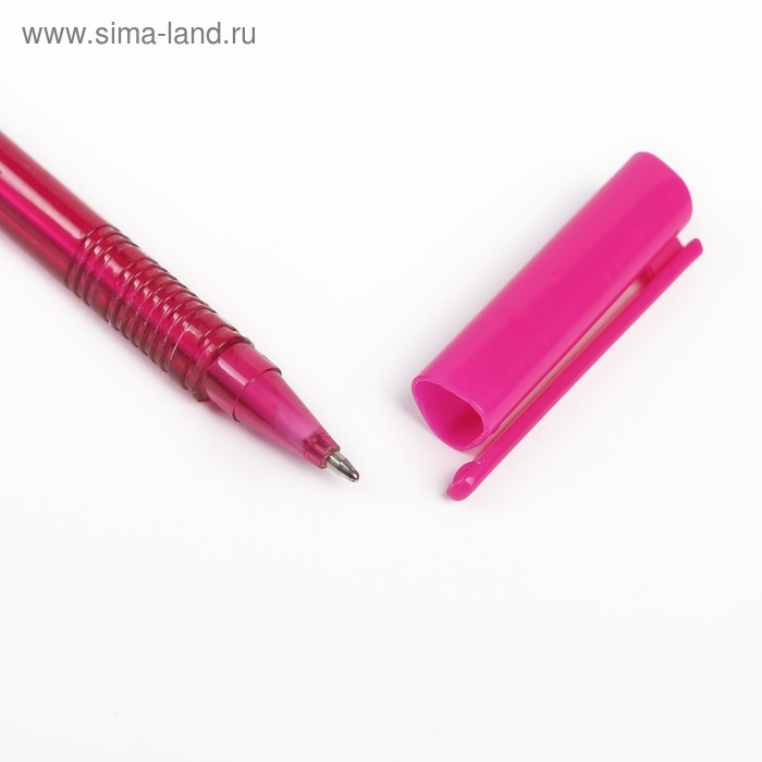 Набор ручек шариковых, 10 цветов, корпус треугольный, тонированный, в блистере на кнопке Набор ручек шариковых, 10 цветов, корпус треугольный, тонированный, в блистере на кнопке