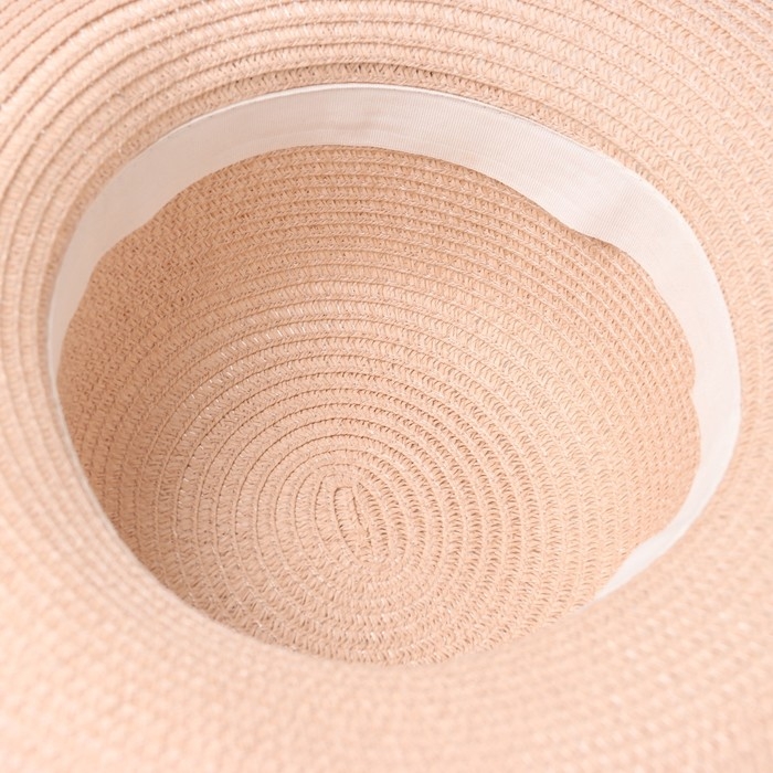 Шляпа женская с бантиком MINAKU цвет розовый, р-р 56-58 Шляпа женская с бантиком MINAKU цвет розовый, р-р 56-58