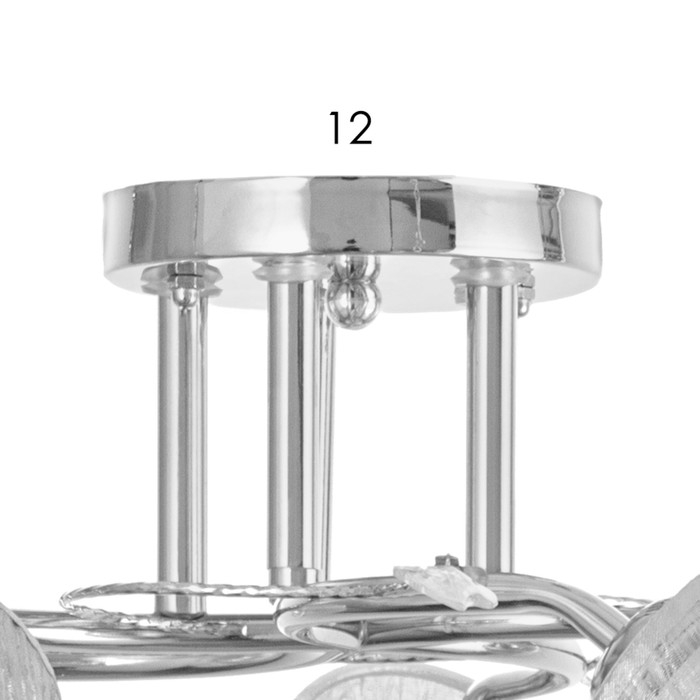 Люстра Люстра "Бетти" 5х40вт Е27 Хром 50х50х24см