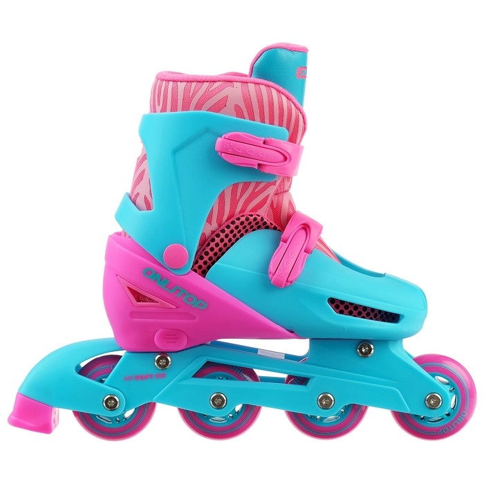Роликовые коньки раздвижные ONLYTOP, р. 30-33, колёса PVC 64 мм Роликовые коньки раздвижные ONLYTOP, р. 30-33, колёса PVC 64 мм