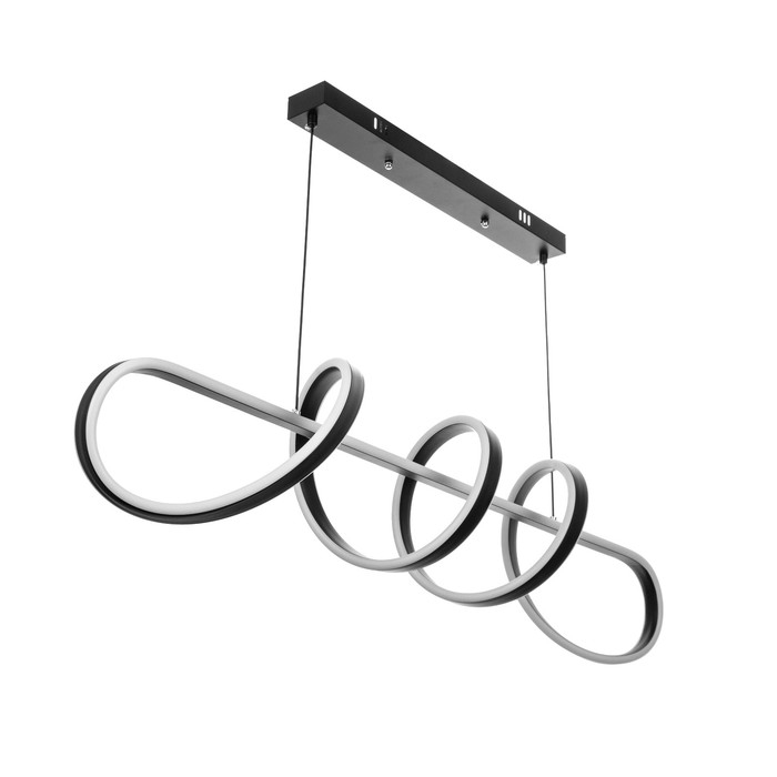 Светильник с ПДУ Светильник с ПДУ "Наими" LED 180Вт 3000-6000К черный 100х24х16 см