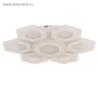 Люстра с ПДУ 671139/6 LED 214Вт диммер 3 режима 3000-6000К белый 50х50х6,5 см BayerLux