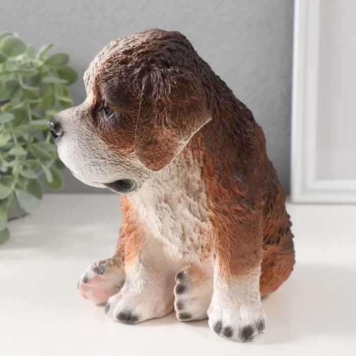 Фигурка  "Щенок Сеня" Высота 16 см, ширина 12 см, длина 17 см.