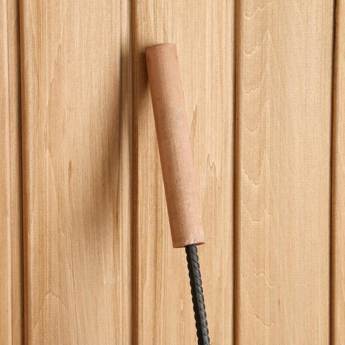 Кочерга металлическая с деревянной ручкой, длина 90 см Кочерга металлическая с деревянной ручкой, длина 90 см