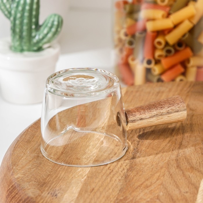 Соусник стеклянный «Лофт», 90 мл, 6,5×10,5×5 см Соусник стеклянный «Лофт», 90 мл, 6,5×10,5×5 см