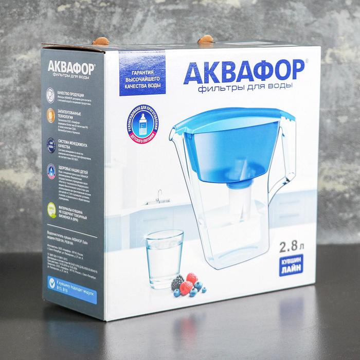 Фильтр-кувшин «Аквафор-Лайн», 2,8 л, цвет зелёный Фильтр-кувшин «Аквафор-Лайн», 2,8 л, цвет зелёный