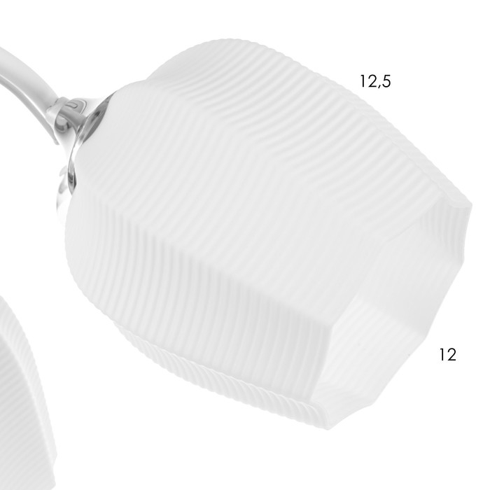 Люстра Люстра "Зарина" 5хЕ27 40Вт белый 60х60х24см BayerLux