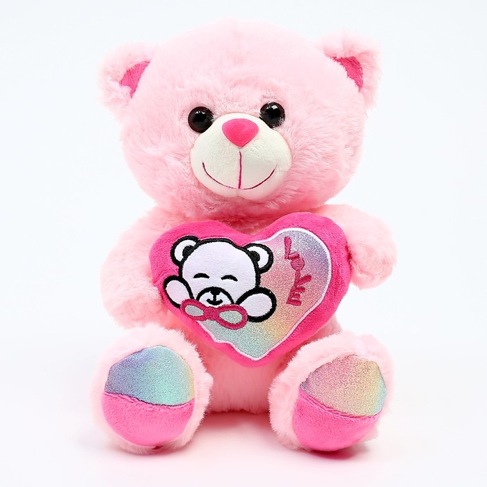 Мягкая игрушка «Мишка», 25 см, цвета МИКС