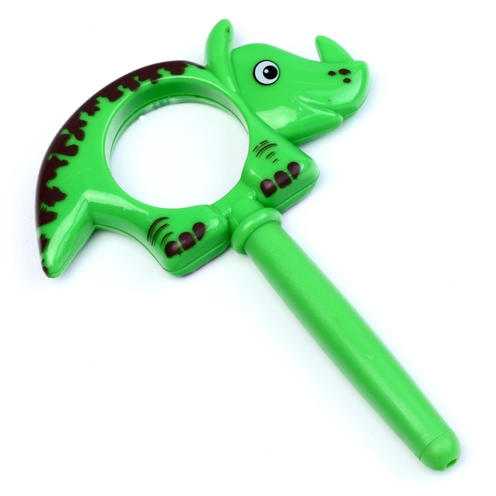 Лупа детская Животные, линза 35мм, микс Лупа детская Животные, линза 35мм, микс