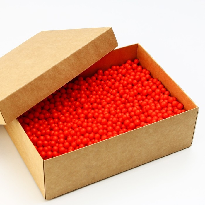 Наполнитель для шаров и подарков, упаковка, «Алые огни» , 15 х 26 см Наполнитель для шаров и подарков, упаковка, «Алые огни» , 15 х 26 см