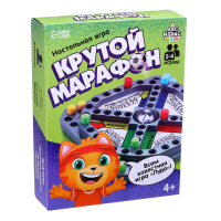 Настольная игра «Крутой марафон», лудо, 2-4 игрока, 4+