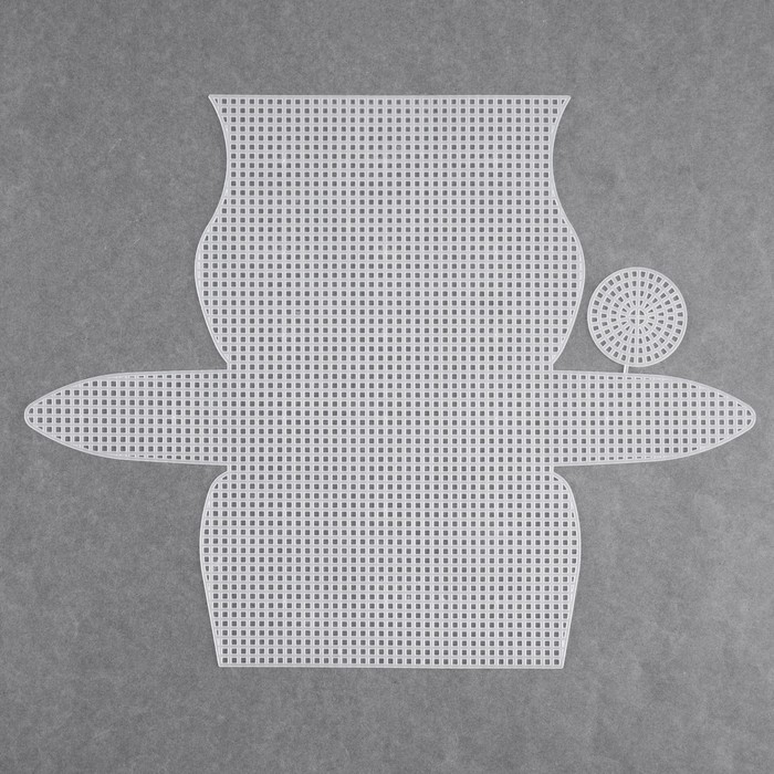 Канва-основа для вышивания сумки, пластиковая, 23 × 29 см, 1,5 × 1,5 мм, цвет белый Канва-основа для вышивания сумки, пластиковая, 23 × 29 см, 1,5 × 1,5 мм, цвет белый