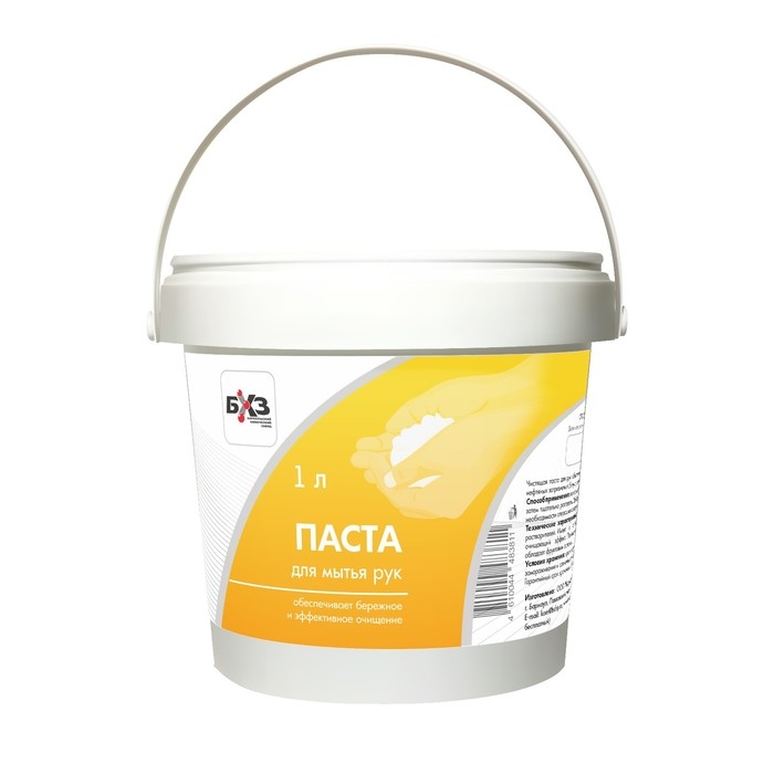 Паста для мытья рук БХЗ, с абразивом, 1 л Паста для мытья рук БХЗ, с абразивом, 1 л