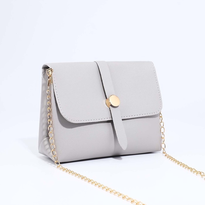 Сумка-мессенджер на магните, цвет серый Сумка-мессенджер на магните, цвет серый