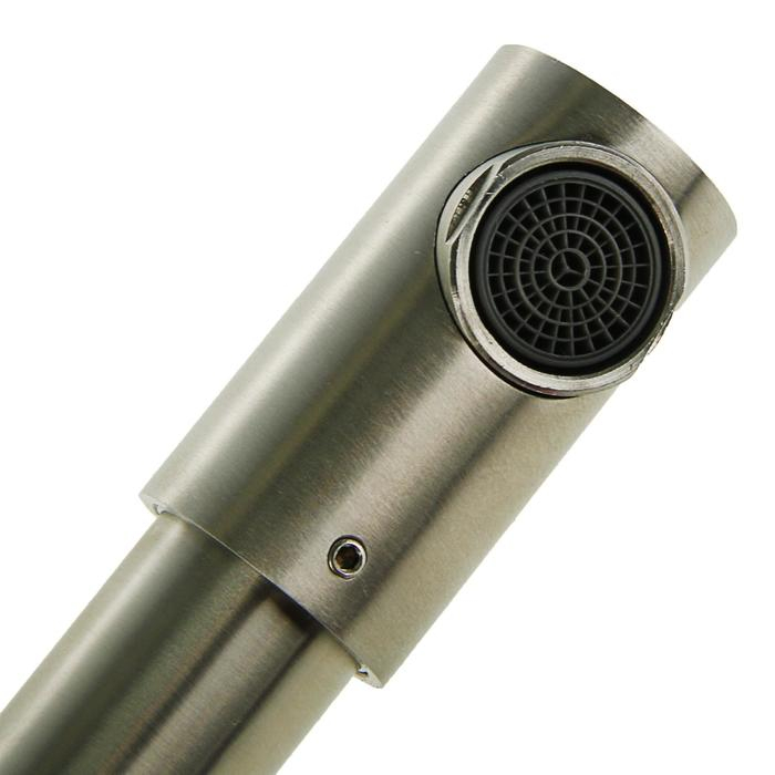 Cмеситель для раковины Accoona A9690-2, однорычажный, с гайкой, нержавеющая сталь Cмеситель для раковины Accoona A9690-2, однорычажный, с гайкой, нержавеющая сталь