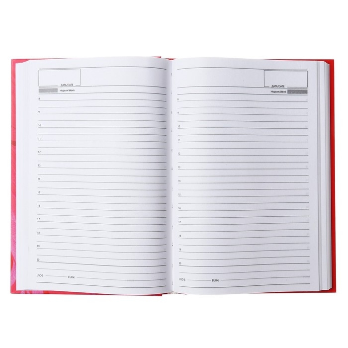 Ежедневник недатированный на сшивке А5 160 листов, картон 7БЦ, матовая ламинация, Beautiful Ежедневник недатированный на сшивке А5 160 листов, картон 7БЦ, матовая ламинация, Beautiful